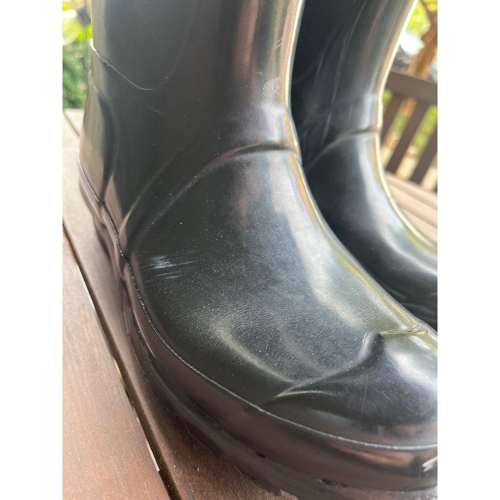 Hunter Original Tall Gloss Rain Boots Womens 6 Black Waterproof WFT1000RGL - Picture 10 of 11